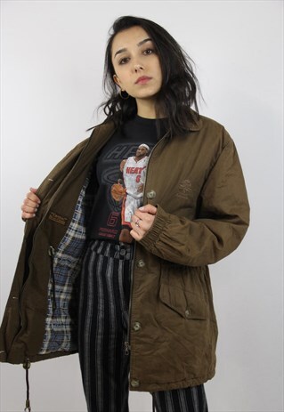 VINTAGE BROWN PARKA COAT