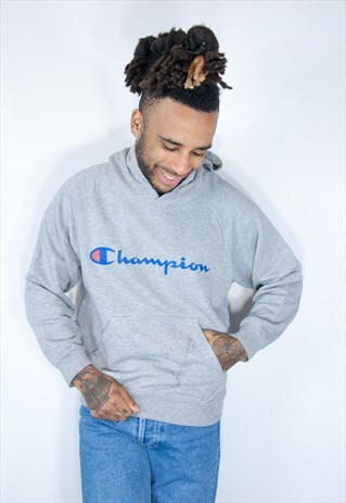 CHAMPION VINTAGE HOODIE GREY