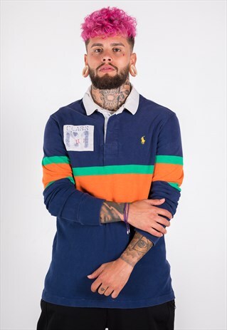 VINTAGE 80S POLO RALPH LAUREN POLO T-SHIRT / S7137