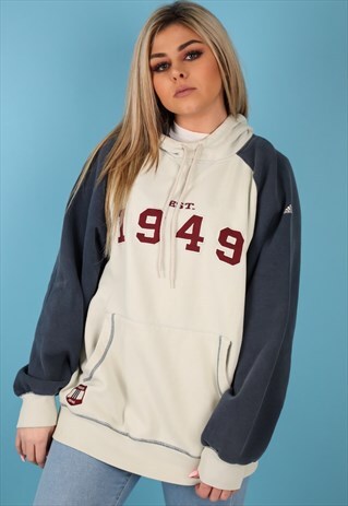 VINTAGE ADIDAS VARSITY HOODIE IN MULTI NH70