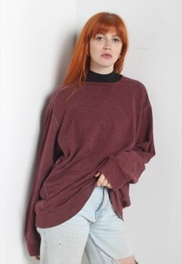 Vintage Eddie Bauer Oversize Sweatshirt Maroon