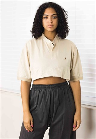 VINTAGE TOMMY HILFIGER CROP TOP LOGO 90S XL 4.9