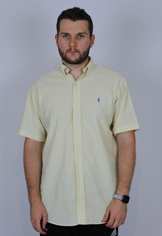 POLO RALPH LAUREN RARE MEN SHIRT MEN ELLIGTON