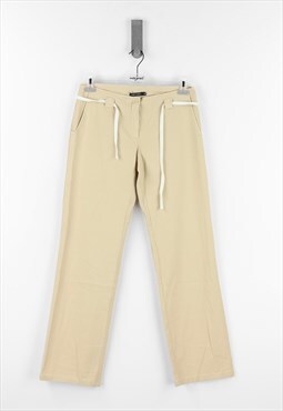 Marina Yachting Regular Fit Low Waist Trousers in Beige - 46