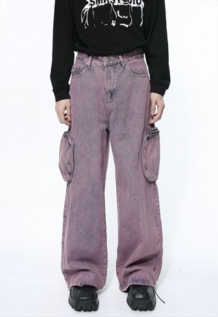 MEN'S MULTI-POCKET PINK JEANS SS24 VOL.1