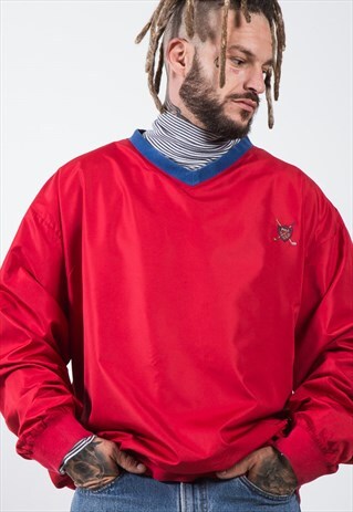 RETRO 90'S POLO RALPH LAUREN V-NECK PULLOVER JACKET / 2143