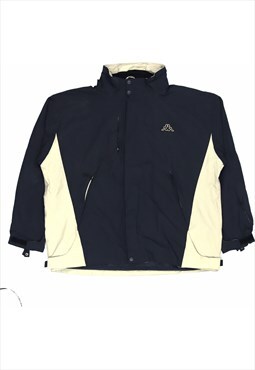 Vintage 90's Kappa Windbreaker Waterproof Light Wash
