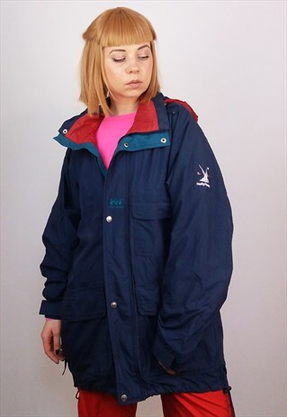 VINTAGE 90'S UNISEX HELLY HANSEN SAILING JACKET / WINDBRAKER