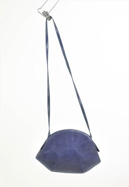 VINTAGE 90S real leather bag in purple