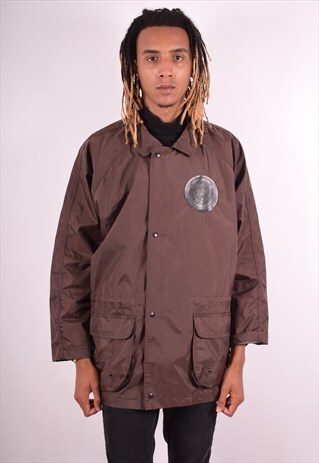 GIANFRANCO FERRE MENS VINTAGE JACKET XL BROWN 90S