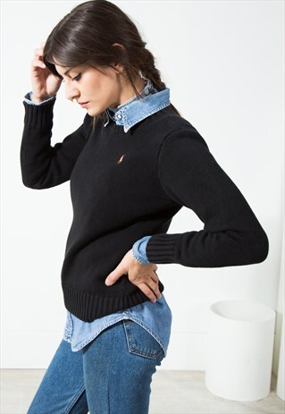 VINTAGE POLO RALPH LAUREN KNIT JUMPER / S300