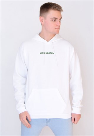 WHITE UNTOUCHABLE (GREEN) HOODIE