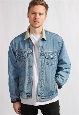 VINTAGE BLANKET LINED DENIM JACKET