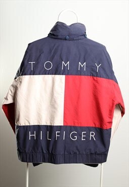 Vintage Tommy Hilfiger Reversible Colorblock Jacket Logo