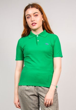 LACOSTE VINTAGE 90'S GREEN SHORT SLEEVE POLO SHIRT T-SHIRT