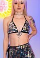 Mirror Sequin Bikini Ibiza Rave Party Festival
