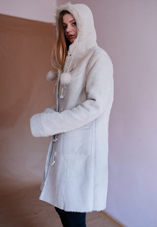 VINTAGE 70S BOHO HOODED COAT