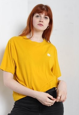Vintage Nike Small Logo T-Shirt Yellow