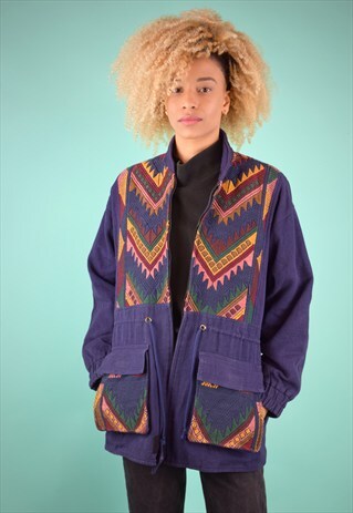 VINTAGE 90'S EMBROIDERED JACKET