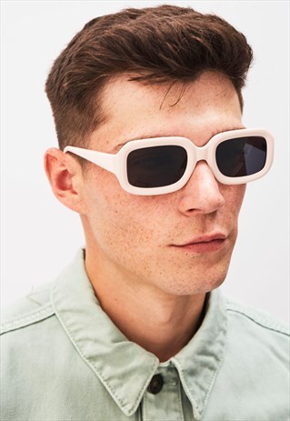 BLAKE - SOFT SQUARE PINK 90'S INSPIRED RETRO SUNGLASSES