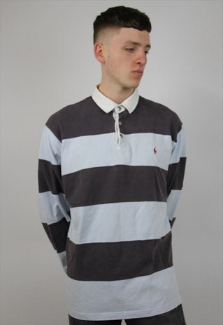 VINTAGE POLO RALPH LAUREN STRIPED POLO SHIRT