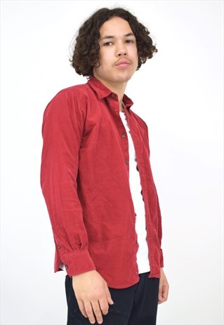 VINTAGE 90'S RED CORDUROY SHIRT