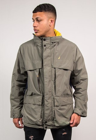 NAUTICA FLEECE LINED COAT JACKET