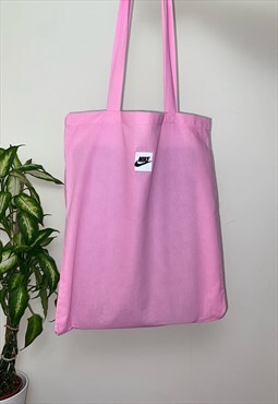Reworked Nike Baby Pink Tote Bag