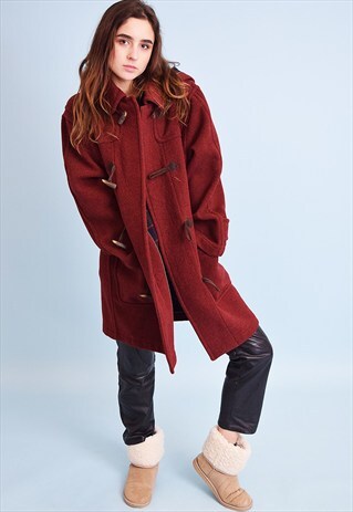 90'S RETRO MINIMALIST OVERSIZED WARM COAT