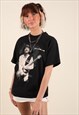 VINTAGE 2003 CARLOS SANTANA SHAMAN TOUR BLACK BAND TSHIRT 