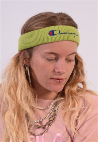 VINTAGE CHAMPION TERRY HEADBAND GREEN