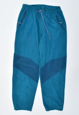 VINTAGE 90'S TRACKSUIT TROUSERS TURQUOISE