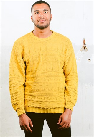 VINTAGE AZTEC PATTERN JUMPER