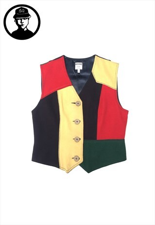 VINTAGE WOOL MOSCHINO JEANS GILET