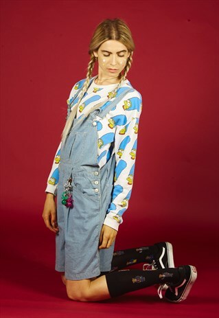 90S VINTAGE CASUCCI COTTON OVERALL SALOPETTE DUNGAREES