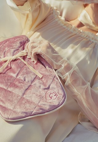 HOT WATER BAG WITH LAVENDER -PINK
