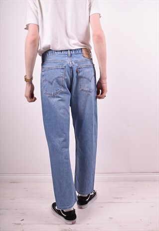 LEVI'S 615 MENS VINTAGE JEANS W34 L27 BLUE 90S