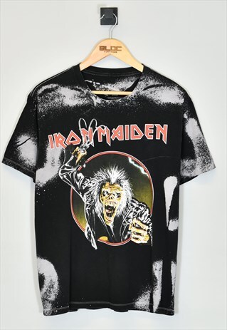 Vintage Iron Maiden T-Shirt Black Small