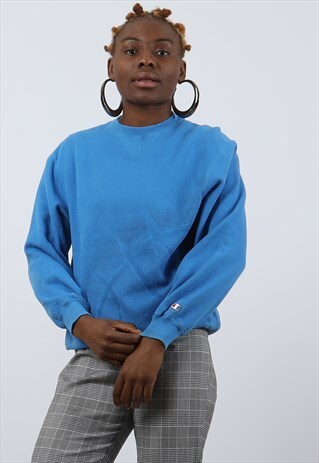 VINTAGE CHAMPION SMALL BLUE SWEATSHIRT