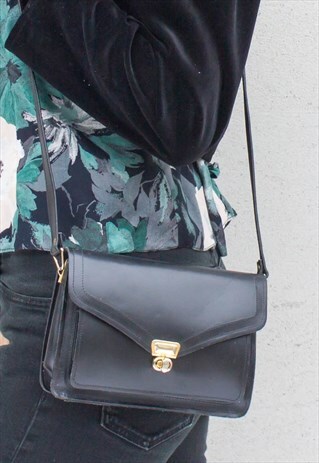 VINTAGE 60'S IMMACULATE REAL LEATHER BAG