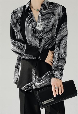 Men's fashion abstract pattern shirt A VOL.1
