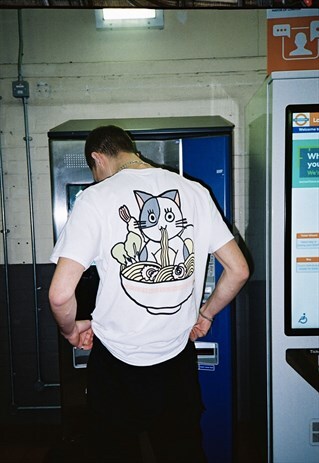 PHO CAT WHITE TEE