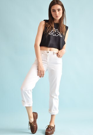 90'S RETRO NEUTRAL REGULAR WAIST DENIM JEANS