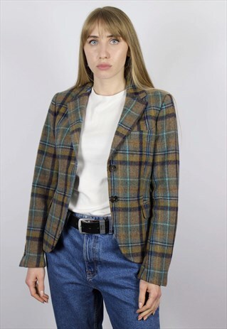 GANT SUIT BLAZER COAT STRIPPED MULTICOLOR SIZE 12 UK