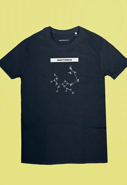 Constillation oversized t-shirt sagittarius black