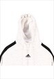 ADIDAS 90'S MIDDLE CENTRE SWOOSH PULLOVER HOODIE SMALL BLACK