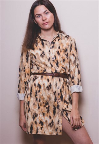 VINTAGE PATTERNED DRESS SHIRT