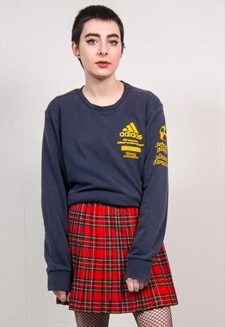 ADIDAS VINTAGE 90'S NAVY BLUE SWEATSHIRT