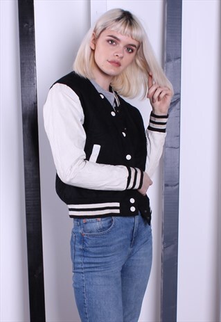 VINTAGE 90S VARSITY BOMBER JACKET. AMERICAN/ USA JACKET