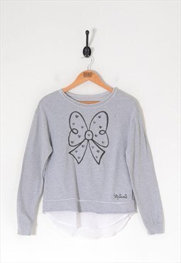 Disney minnie mouse graphic sweatshirt grey medium - bv10336